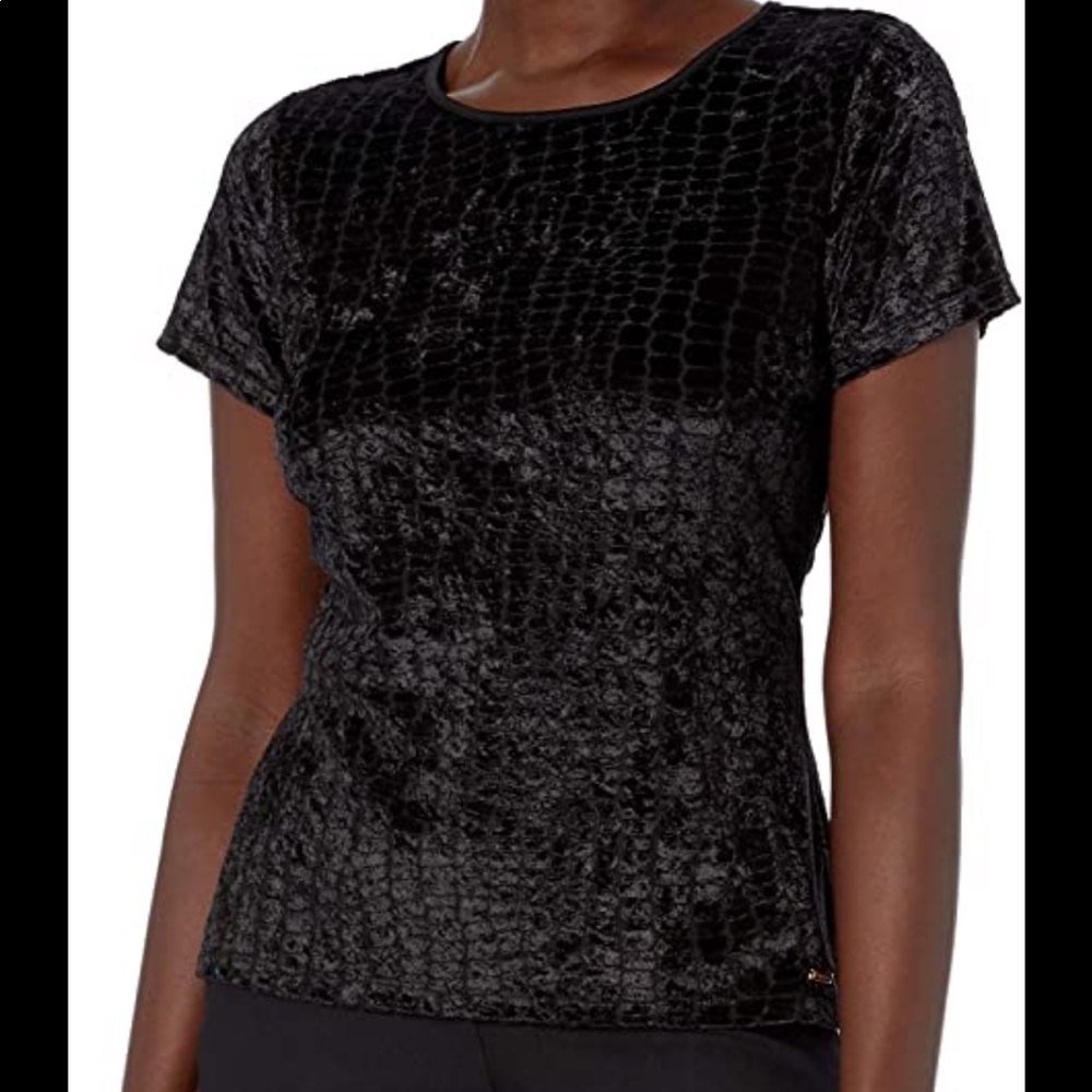 NWT Calvin Klein Velvet Shirt (S)